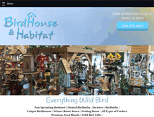 Tablet Screenshot of birdhouseandhabitat.net